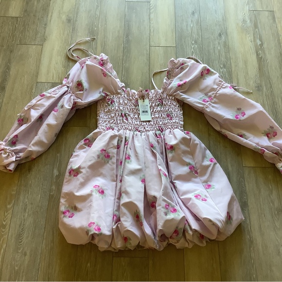 LoveShackFancy Janey Dress Berry Moment, Size XL - Picture 4 of 4